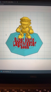 super Mario Lego maestro trofeo personaggi 3d print model - Mito3D
