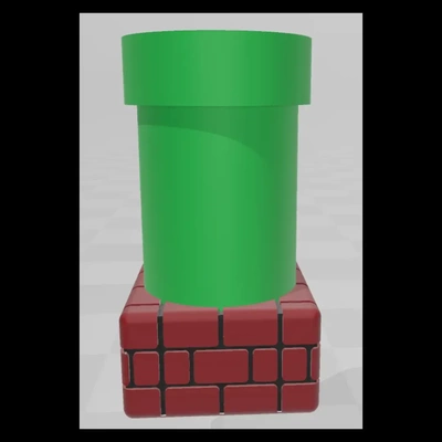 super mario tubo monstro koozie 3d modelos baixar crialidade nuvem 3d print model - Mito3D