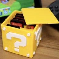 super mario question block cartridge case Others 3d print model - Mito3D