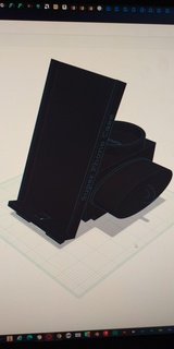super phone ficar pé 3d print model - Mito3D