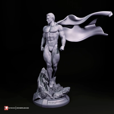 superman - henry cavill 3d printing models download creality cloud 3d print model - Mito3D