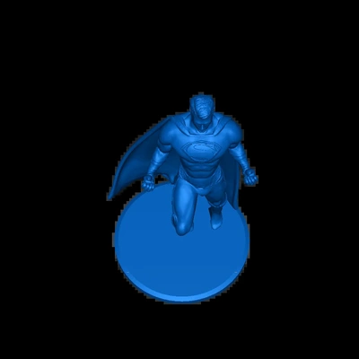 superman 3d models download creality cloud 3d print model - Mito3D