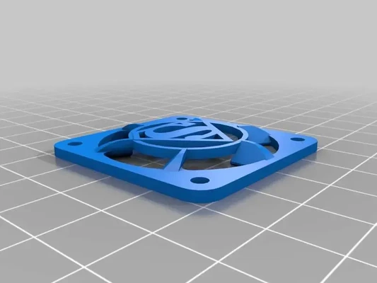 superman 4mm fan 3d models download creality cloud 3d print model - Mito3D