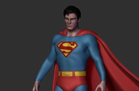 superman 80's Characters 3d print model - Mito3D