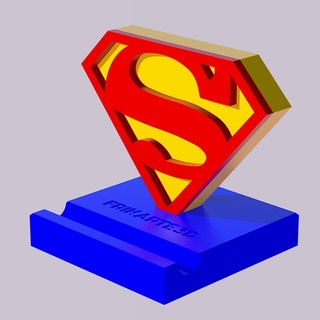 Superman téléphone titulaire soutien Ménage 3d print model - Mito3D