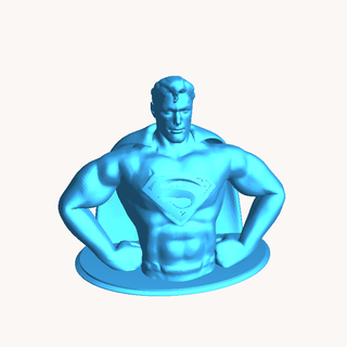 superhombre ficticio caracteres 3d print model - Mito3D