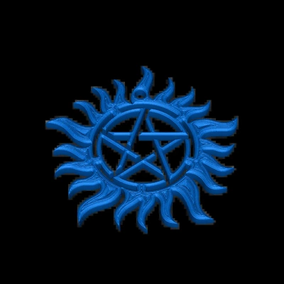 supernatural anti possession sigil 3d models download creality cloud 3d print model - Mito3D