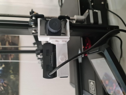 suporte Câmera crialidade ender 3 s1 3d print model - Mito3D