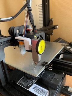 suporte comparador ender 3 5 avec bl tocar impressora partes acessórios 3d print model - Mito3D