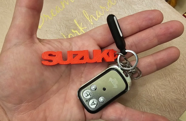 suzuki llave anillo 3d modelos descargar crealidad nube 3d print model - Mito3D