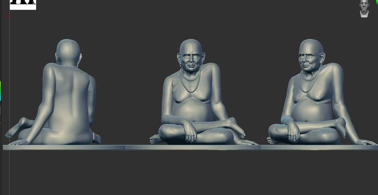 swami samarth maharaj 3d modeller indir creality bulut 3d print model - Mito3D