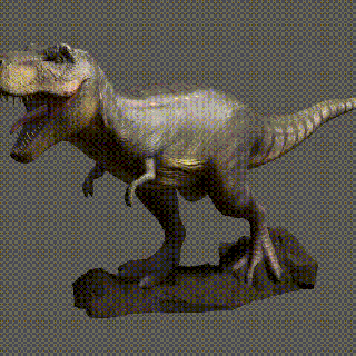 rex jurassique dinosaure 3d print model - Mito3D