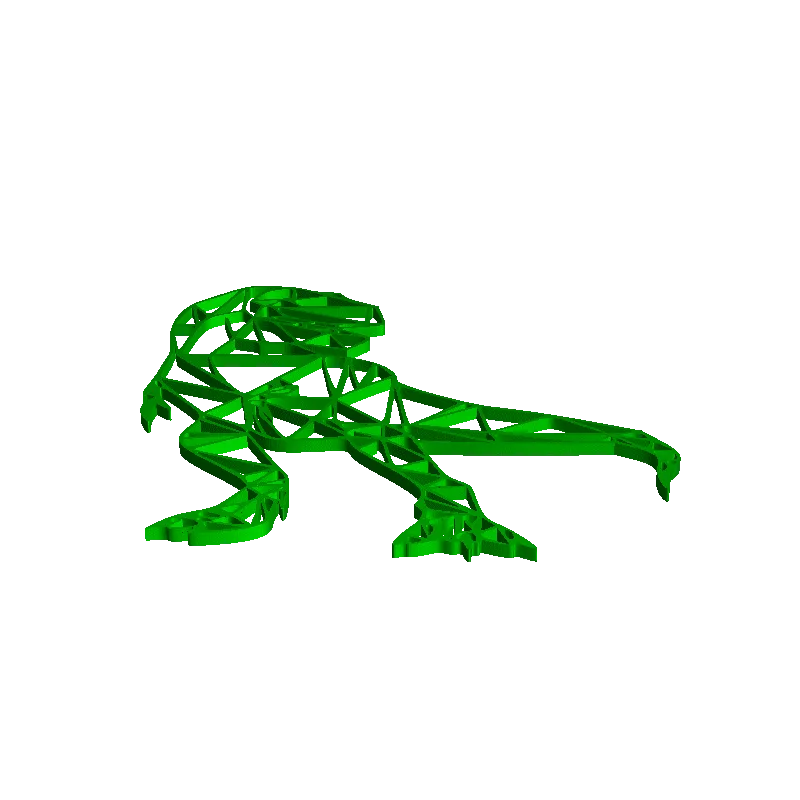 t rex 3d modelos descargar crealidad nube 3D print model - Mito3D