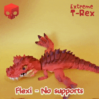 t rex aşırı Dinozor 3d print model - Mito3D