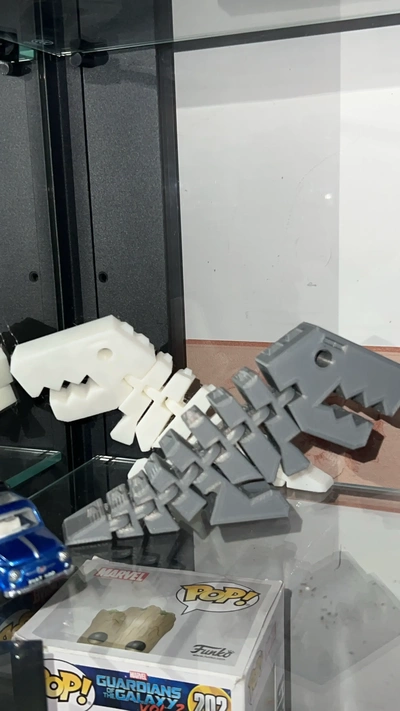 t rex esnek 3d modeller indir creality bulut 3d print model - Mito3D