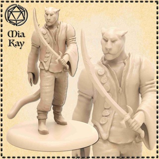 tabaxi sailor Characters 3d print model - Mito3D