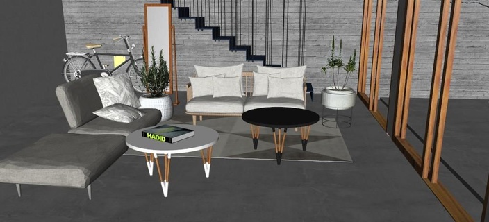 mesa pierna guarniciones hogar casa decoración 3d print model - Mito3D