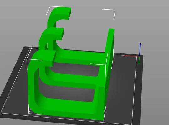 tabelle leistung streifen montieren 3d modelle download realität wolke 3d print model - Mito3D