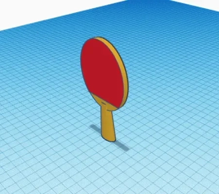 table tennis paddle 3d models download creality cloud 3d print model - Mito3D