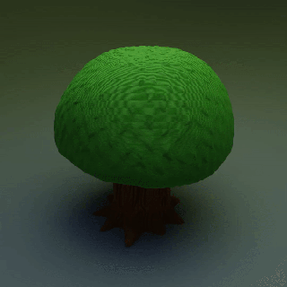 mesa árbol 2 arboles 3d print model - Mito3D