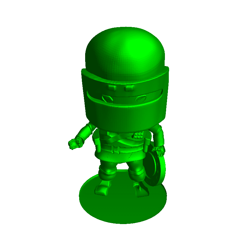 cianka chibi ficticio caracteres 3D print model - Mito3D