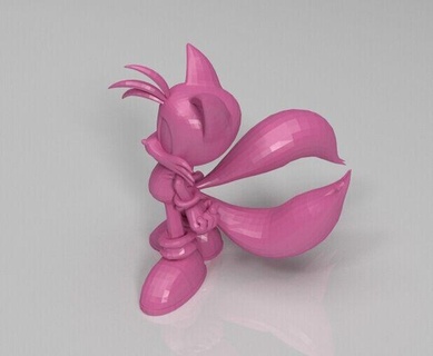 tails Fictional Characters 3d print model - Mito3D