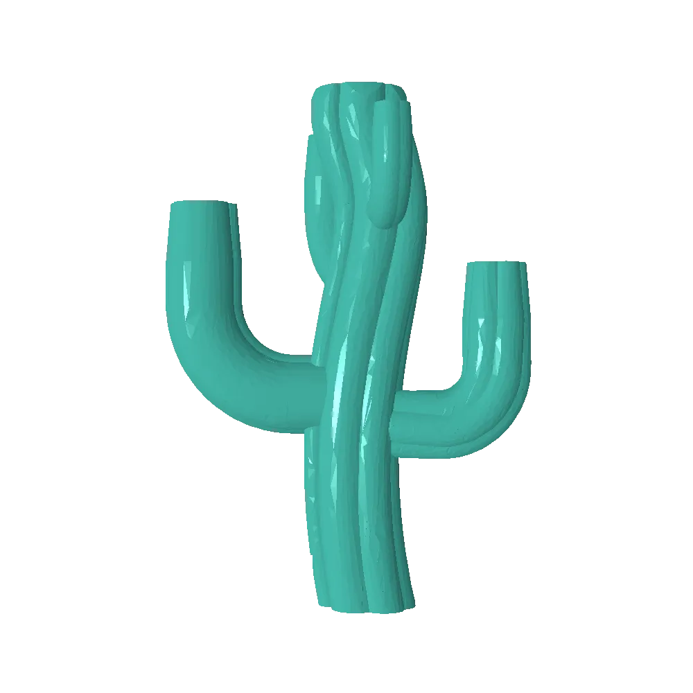 alto cactus fioriera 3d modelli scarica creality nube 3D print model - Mito3D