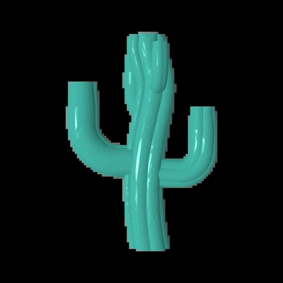 tall cactus planter 3d models download creality cloud 3d print model - Mito3D