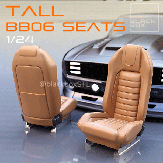 tall seat bb06 diecast modelkits 1-24th Vehicle Parts 3d print model - Mito3D