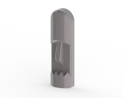 tall tiki face Others 3d print model - Mito3D