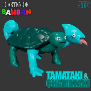 tamataki & chamataki garten banban 3 fan art bgg Monsters 3d print model - Mito3D