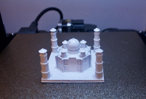 bräunen Mahal Architektur Landschaft 3d print model - Mito3D