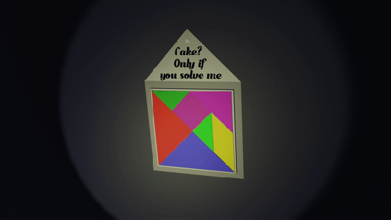 tangram enigma magnético casa decoração 3d print model - Mito3D