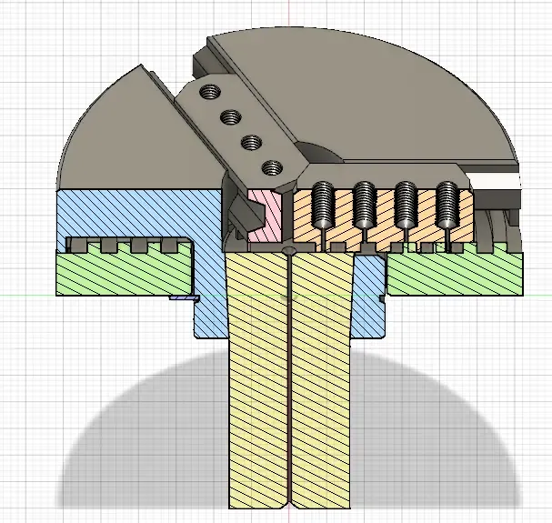 tap die alignment 3 jaw vice clamp 3d models download creality cloud 3D print model - Mito3D