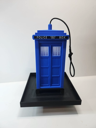 tardis bird feeder 3d models download creality cloud 3d print model - Mito3D