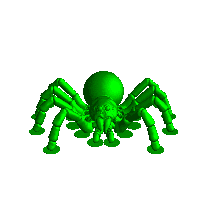 tarentule Reptilian 3D print model - Mito3D
