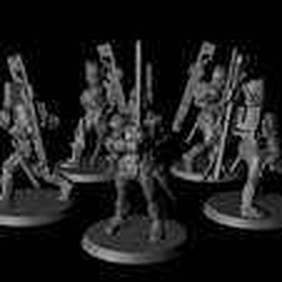 tau human warriors 3d models download creality cloud 3d print model - Mito3D