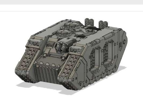 tauros transporte blindado carros tanques 3d print model - Mito3D