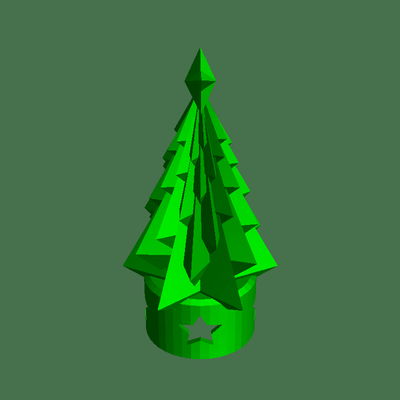 chá árvore 3d modelos baixar crialidade nuvem casa decoração 3d print model - Mito3D
