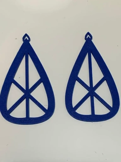 larme boucles d'oreilles 3d modèles télécharger créalité nuage 3d print model - Mito3D