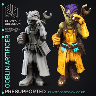 technical - goblin artificer potion brewer Characters 3d print model - Mito3D