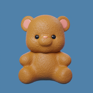nounours ours animaux 3d print model - Mito3D