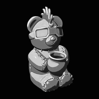 Urso pelúcia punk ficcional personagens 3d print model - Mito3D
