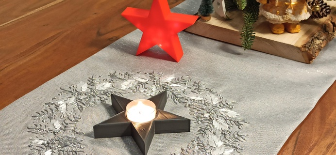 porta tealight titolare supporto Natale natale casa arredamento 3d print model - Mito3D