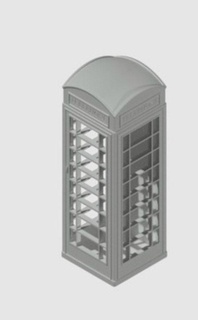 telephone box Gadgets & Electronics 3d print model - Mito3D