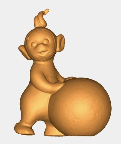 teletubbie laa amarillo modelos 3d descargar crealidad nube 3d print model - Mito3D