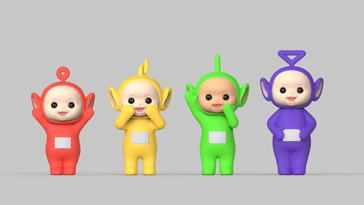 teletubbies 3d modèles télécharger créalité nuage 3d print model - Mito3D