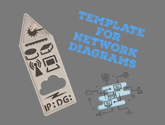 modello rete diagrammi 3d modelli scarica creality nube 3d print model - Mito3D