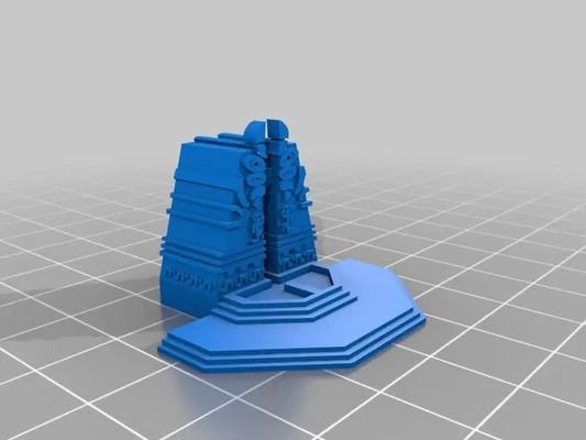 templo puerta terreno 3d modelos descargar crealidad nube 3d print model - Mito3D