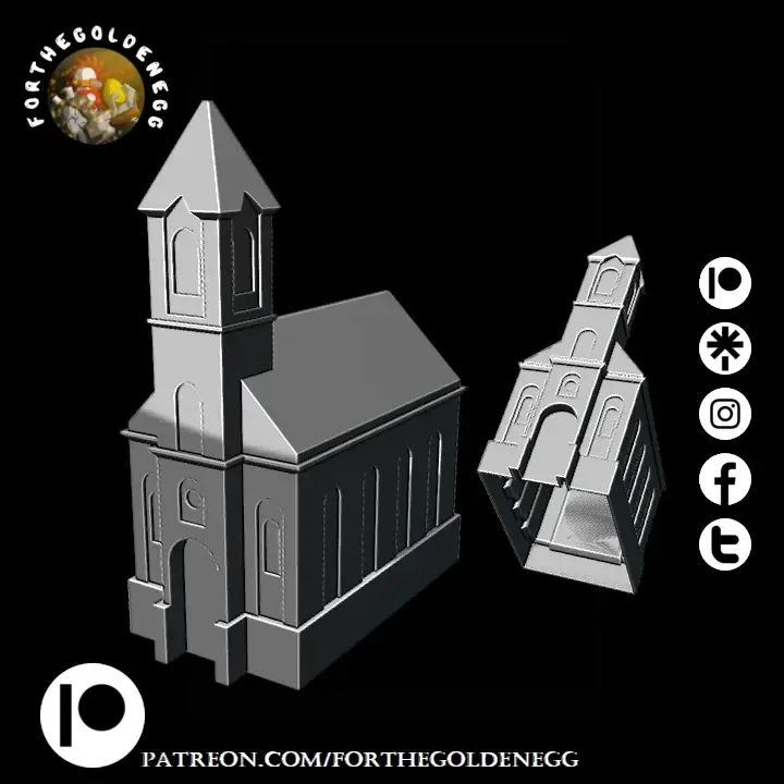 templo of infierno indefenso 3d modelos descargar crealidad nube 3D print model - Mito3D